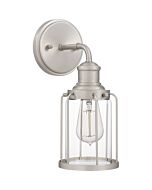 Ludlow 1-Light Wall Sconce in Brushed Nickel