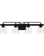 Lydia 4-Light Bathroom Vanity Light in Matte Black