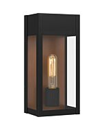 Quoizel One Light Outdoor Wall Mount Maren in Matte Black