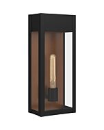 Quoizel One Light Outdoor Wall Mount Maren in Matte Black