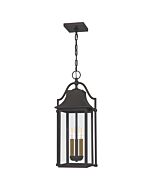 Quoizel Three Light Pendant Manning in Western Bronze