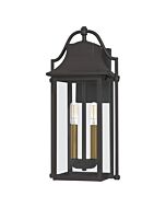 Quoizel Two Light Outdoor Wall Mount Manning in Western Bronze