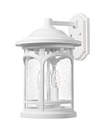 Quoizel Marblehead 3 Light 9 Inch Outdoor Hanging Light in White Lustre