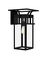 Markley 1-Light Outdoor Wall Mount in Earth Black