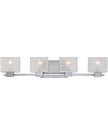 Quoizel Melody 4 Light Bathroom Vanity Light in Brushed Nickel