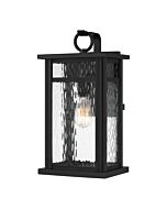 Quoizel One Light Outdoor Wall Mount Moira in Earth Black