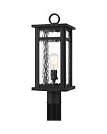 Quoizel One Light Outdoor Post Mount Moira in Earth Black