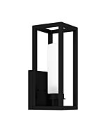 Quoizel One Light Outdoor Lantern Neville in Matte Black