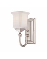 Quoizel Nicholas Bathroom Wall Sconce in Brushed Nickel