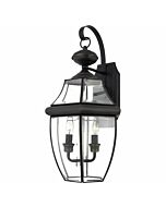 Quoizel Newbury 2 Light Wall Lantern Light in Medici Bronze