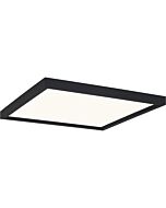 Quoizel LED Flush Mount Outskirts in Earth Black