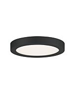 Quoizel LED Flush Mount Outskirts in Earth Black