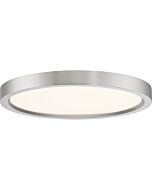 Quoizel Outskirts 11 Inch Ceiling Light in Brushed Nickel