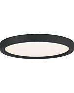 Quoizel LED Flush Mount Outskirts in Earth Black