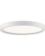 Quoizel Outskirts 11 Inch Ceiling Light in White Lustre