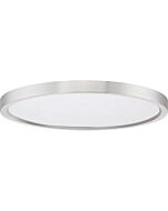 Quoizel Outskirts 15 Inch Ceiling Light in Brushed Nickel