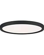 Quoizel LED Flush Mount Outskirts in Earth Black