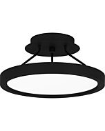 Quoizel LED Semi Flush Mount Outskirts in Earth Black