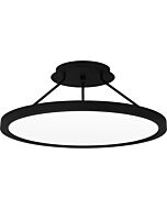 Quoizel LED Semi Flush Mount Outskirts in Earth Black