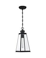 Quoizel Paxton 7 Inch Outdoor Hanging Light in Matte Black