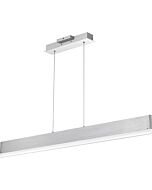 Quoizel LED Island Chandelier Cutlas in Brushed Aluminum