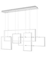 Quoizel LED Island Chandelier Canvas in Brushed Aluminum