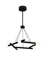 Cyprus LED Chandelier in Matte Black