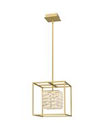 Quoizel LED Pendant Dazzle in Soft Gold