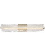 Quoizel Glacial 30 Inch LED Bathroom Vanity Light in Brushed Nickel