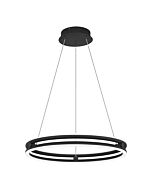 Quoizel LED Pendant Graves in Matte Black