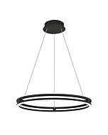 Quoizel LED Pendant Graves in Matte Black