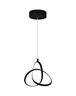 Quoizel LED Mini Pendant Illoria in Matte Black