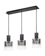 Quoizel LED Island Chandelier Kilmer in Earth Black