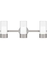 Logan LED Bathroom Vanity Light in Brushed Nickel