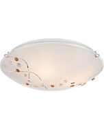 Quoizel Stellar 3 Light 16 Inch Ceiling Light in Polished Chrome