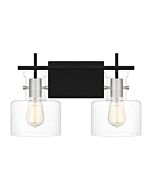 Quoizel Two Light Bath Pensbury in Matte Black