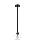 Quoizel Pruitt 7 Inch Pendant Light in Matte Black