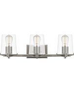 Perry 3-Light Bathroom Vanity Light in Antique Nickel