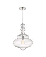 Quoizel Morocco 16 Inch Pendant Light in Polished Chrome