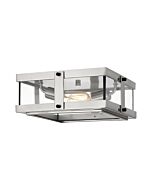 Beck 2-Light Flush Mount in Brushed Nickel