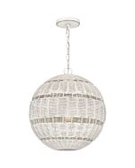 Quoizel Pendant 1-Light Pendant in Antique White