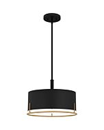 Quoizel Three Light Pendant Quoizel Pendant in Matte Black