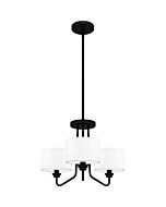 Quoizel Pendant 3-Light Pendant in Matte Black