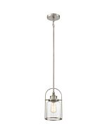 Quoizel Payson 7 Inch Pendant Light in Brushed Nickel