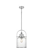 Quoizel Payson 10 Inch Pendant Light in Brushed Nickel