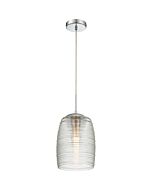 Quoizel Rebound 9 Inch Pendant Light in Polished Chrome