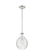 Quoizel One Light Mini Pendant Genie in Brushed Nickel