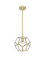 Quoizel One Light Mini Pendant Quoizel Piccolo Pendant in Polished Brass