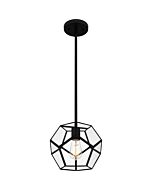 Quoizel One Light Mini Pendant Quoizel Piccolo Pendant in Matte Black