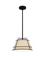 Quoizel One Light Mini Pendant Quoizel Piccolo Pendant in Matte Black